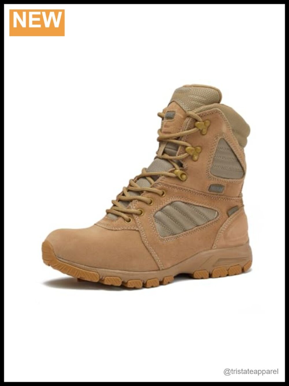 Waterproof Tactical Boots Men Military Hiking Work Boots Zip
